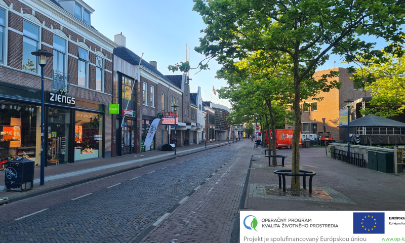 Typická holandská ulica